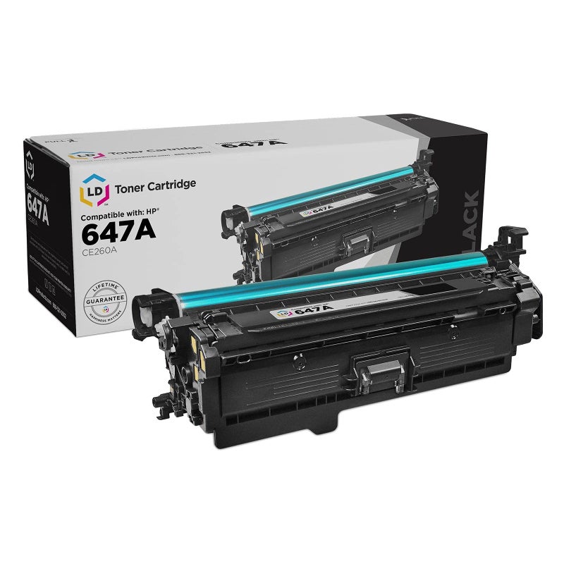 LD Products Remanufactured Toner Cartridge Replacement (Single Pack, Black) for HP 647A CE260A Works with Color LaserJet Enterprise: CP4025dn, CP4025n, CP4525dn, CP4525n, CP4525xh - Image 1